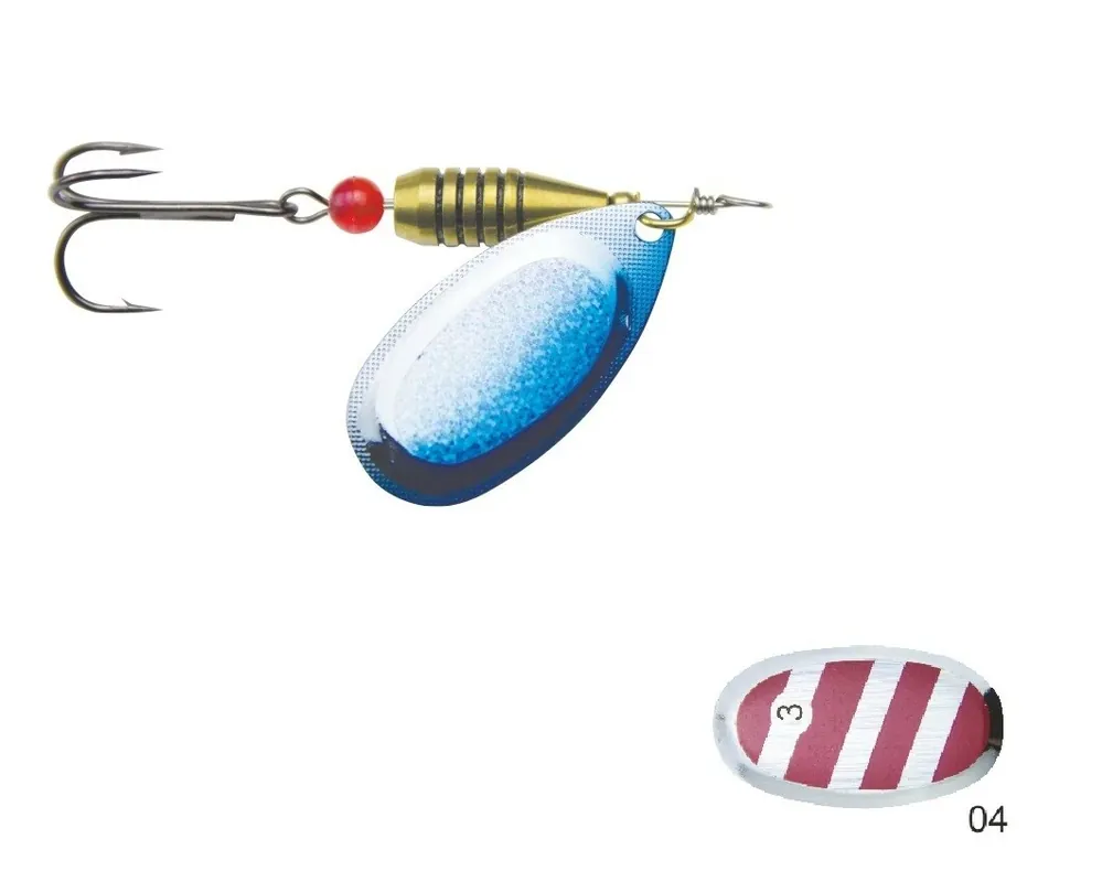 Novinka Mistrall rotační třpytka CALIRO vel. 4, 9g, barva 04