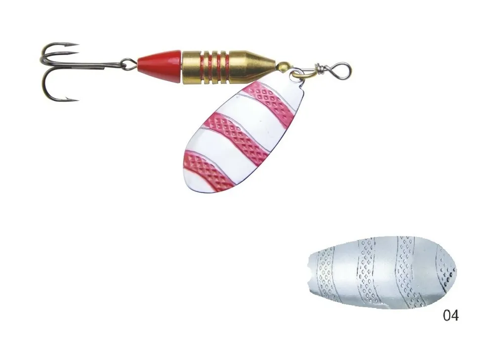 Rychlé Dodání Mistrall rotační třpytka VIBRESO vel. 4, 23g, barva 04