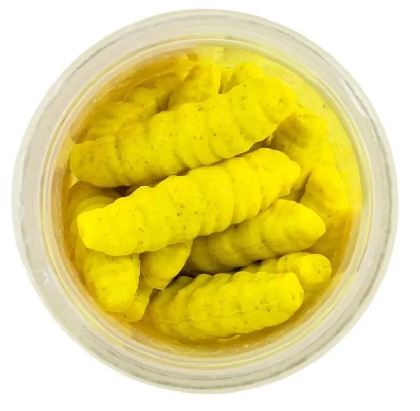 Nová Kolekce Berkley Gulp! Honeyworm 33mm Honey Yellow 18 Stück