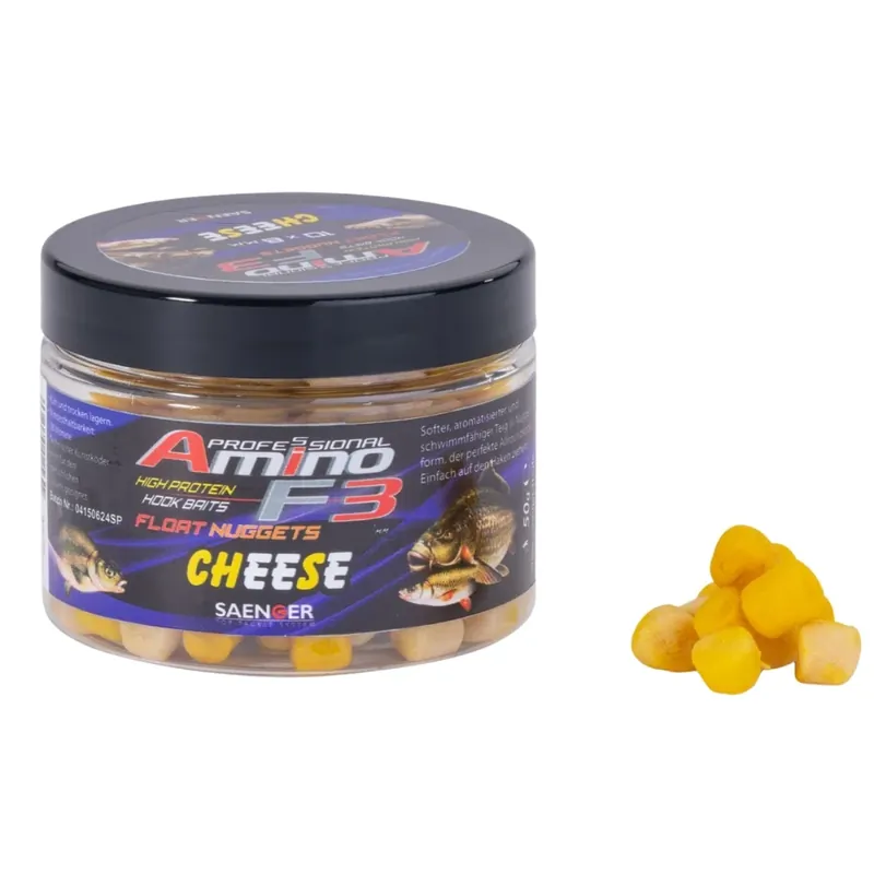 Must-Have Saenger Amino F3 Midi Float Nuggets Cheese 10x8 mm 50g