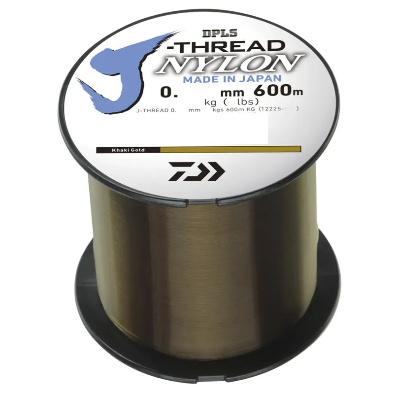 Daiwa J-Threads DPLS Monofile 0,370 mm 10,1 kg 600m Khaki Gold Kup Teď