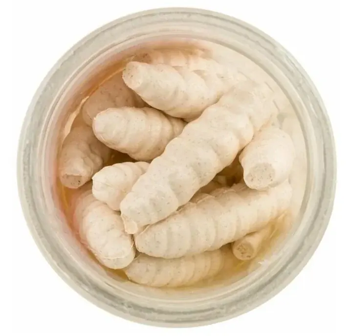 Víkendová Akce Berkley Gulp Honeyworm 33mm Milky White 18 Stück