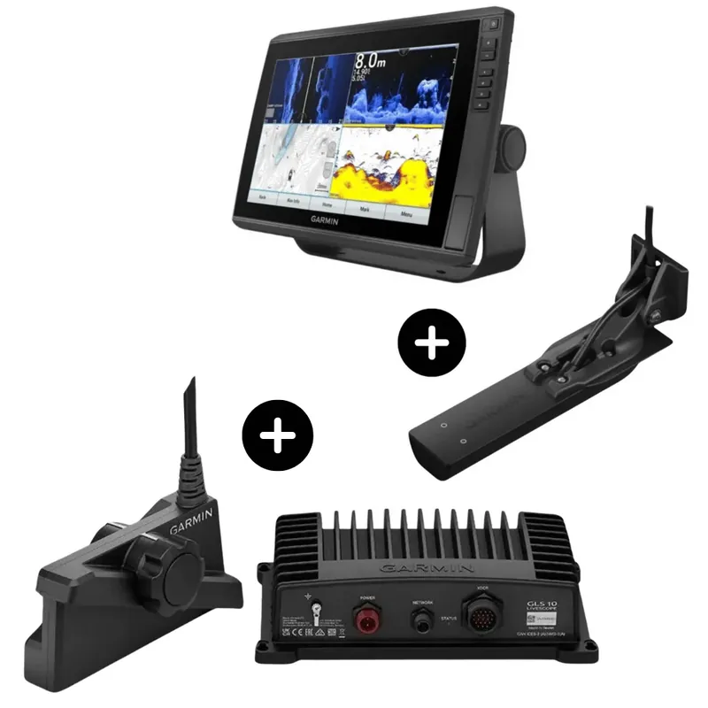 Garmin Livescope Komplett-Set Echomap Ultra 2 122sv + GT56 Geber + LiveScope Plus System Akční Nabídka