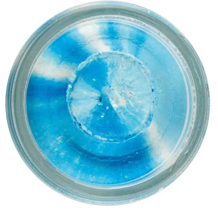 Berkley Powerbait Natural Glitter Trout Dough Garlic White/Blue Nízká Cena