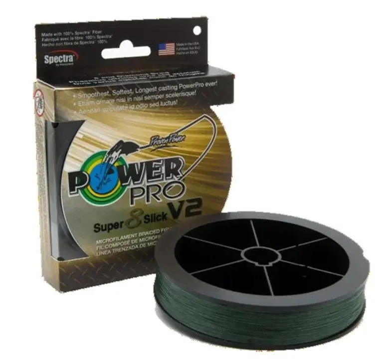 Power Pro Super 8 Slick V2 0,19mm 15kg 275m Moss Green Akční Cena