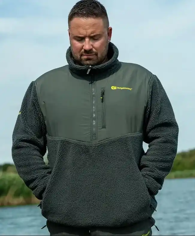 Cenově Výhodný Ridge Monkey Apearel Thermapro Sherpa Fleece Green L