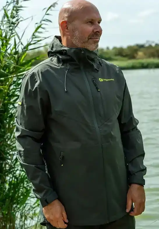 Ridge Monkey Apearel Thermapro Waterproof Coat Green XL Víkendová Akce
