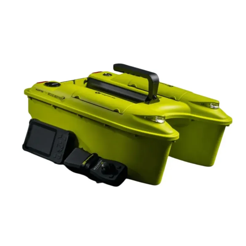 Levný RidgeMonkey Hunter 750 Bait Boat Hi-Viz Echo Edition