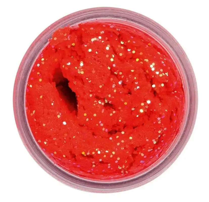 Top Prodej Berkley Powerbait EU Glitter Trout Dough Forellenteig Salmonegg Red 50 g