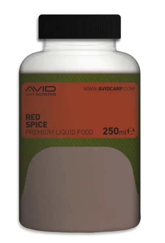 Avid Carp Liquid Food Red Spice 250ml Speciální Cena
