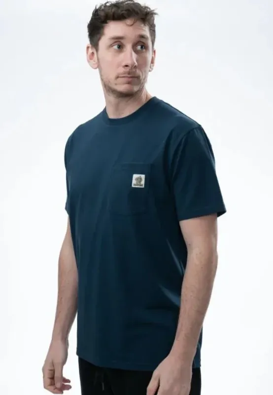 Jen Po Omezenou Doba Nash Make It Happen Badge Pocket T Shirt Blue XL