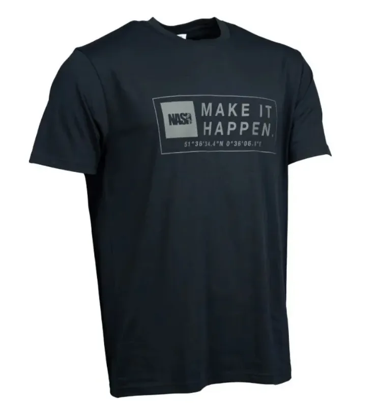 Nash Make It Happen Coordinates T-Shirt Black XL Nejlepší Cena