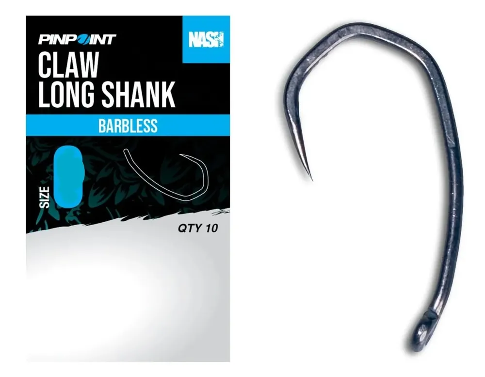Levný Nash Claw Long Shank Size 6 Barbless