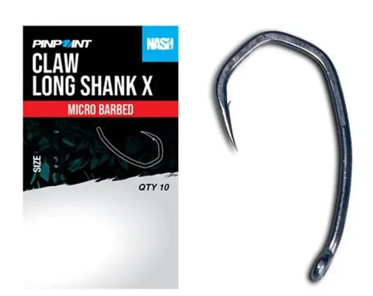 Nash Claw Long Shank X Size 2 Micro Barbed Super Cena