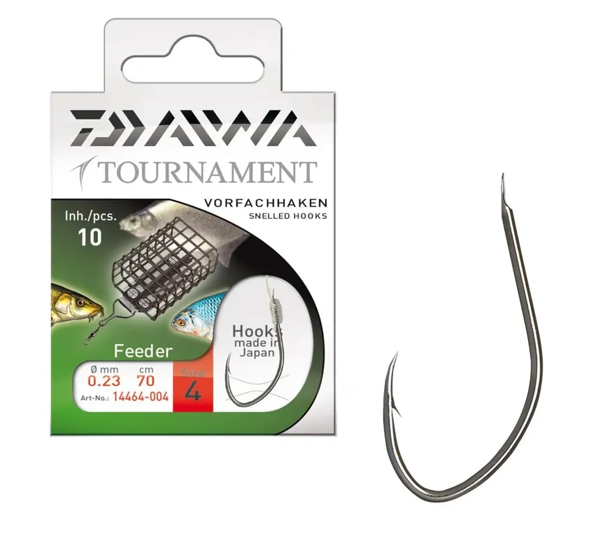 Daiwa Tournament Feederhaken Größe 8 10 Stück Aktuální
