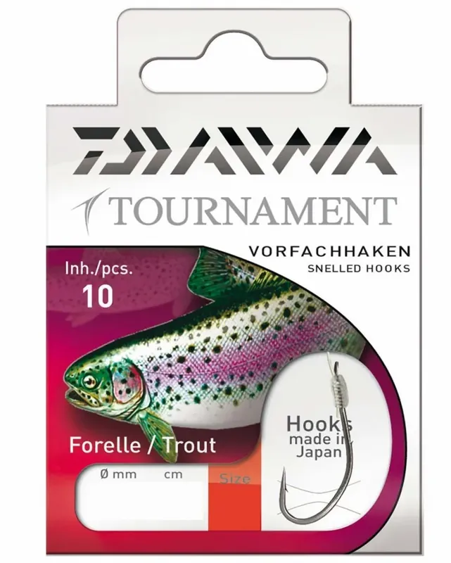 Daiwa Tournament Forellen Vorfachhaken Gr. 6 Přímo Od Výrobce