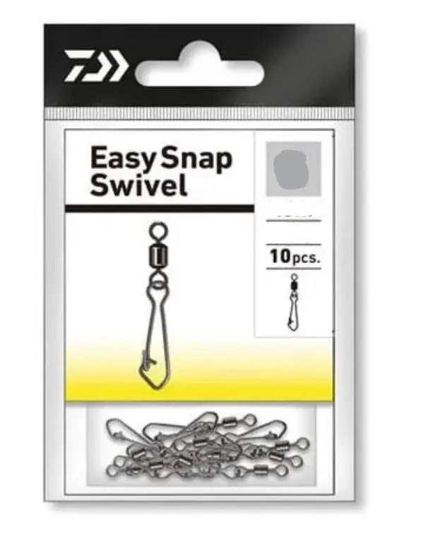 Daiwa Easy Snap Swivel Größe 4 10 Stück Oblíbený