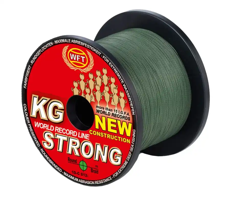 Akce WFT KG Strong 0,39 mm 67 kg 1000 Meter Grün