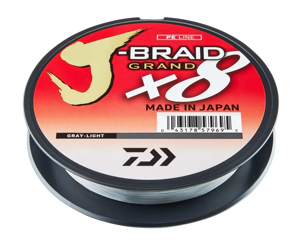 Odeslání Ihned Daiwa J-Braid Grand X8 0,13mm 8,5kg 135 Meter Hellgrau
