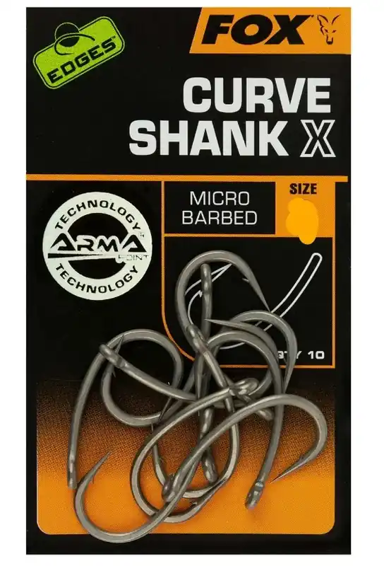 Speciální Cena Fox Edges Curve Shank X Size 1 10 Stück
