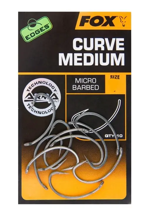 Vysoce Kvalitní Fox Edges Armapoint Curve Shank Medium Size 4 10 Stück