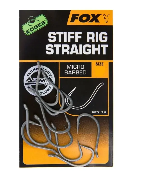 Oblíbený Fox Edges Armapoint Stiff Rig Straight Size 6 10 Stück