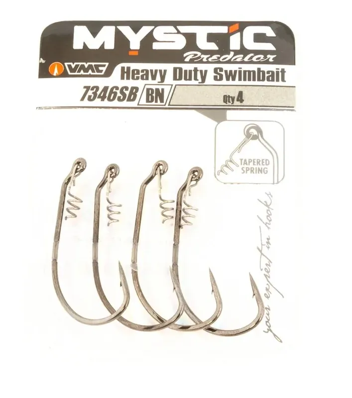 VMC Heavy Duty Swim Bait Hook 3/0 4 Stück Levný