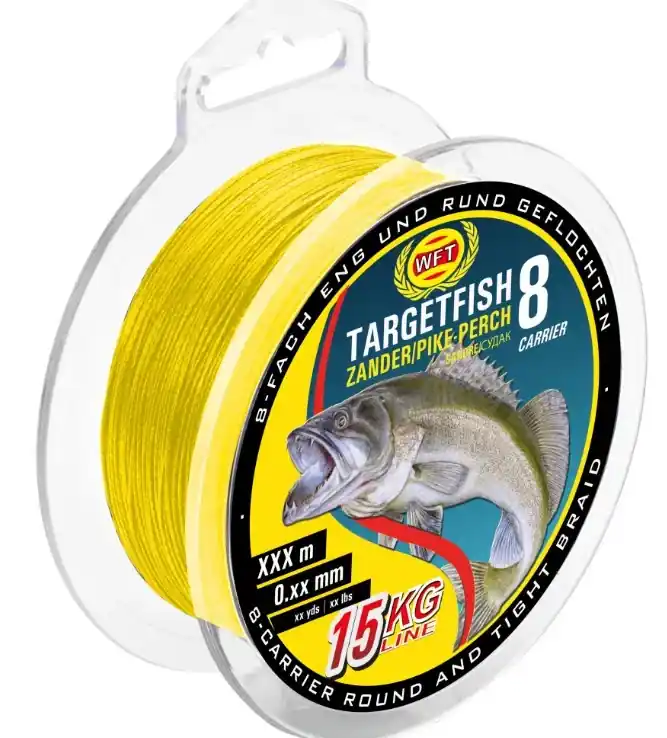WFT Targetfish Zander 0,15mm 10kg 150m Gelb Novinka