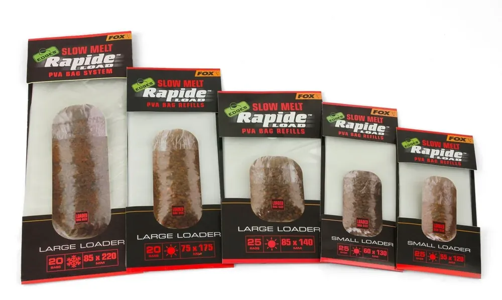 Fox Edges Rapide PVA Refills SLOW melt 60x130mm 25stk Nízká Cena