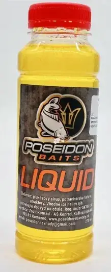 Poseidon Baits Liquid 250 ml Honig Přímo Od Výrobce