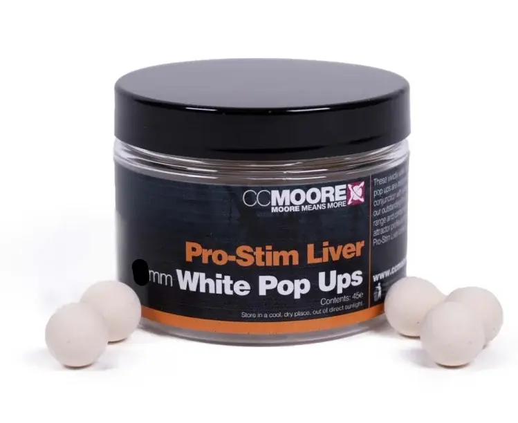 Cenově Výhodný CC Moore Pro-Stim Liver White Pop Ups 12mm 55g