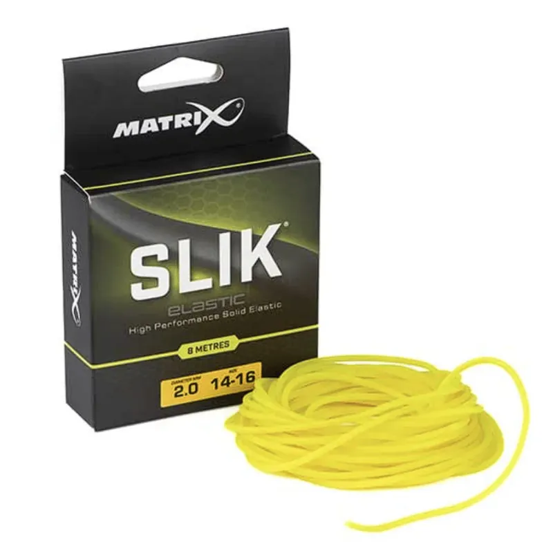 Fox Matrix Slik Elastic 8 Meter 14-16 (2,0mm) Yellow Nová Kolekce