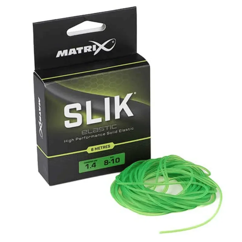 Cenová Bomba Fox Matrix Slik Elastic 8 Meter 16-18 (2,2mm) Green