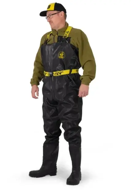 Black Cat Booted Waders Größe 10/44 Wathose Akční Nabídka