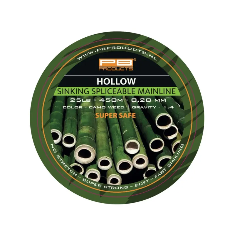 Koupit Online PB Products Hollow Braid 0,28mm 25LB 450m Camo Weed