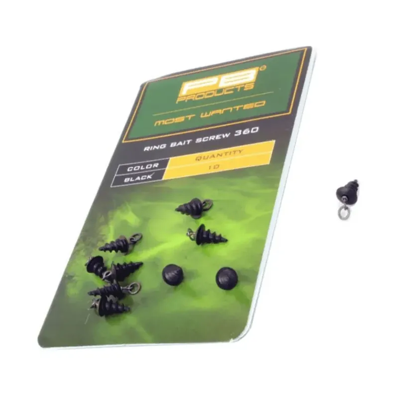PB Products Ring Bait Screw 360 Black 10 Stück Originální