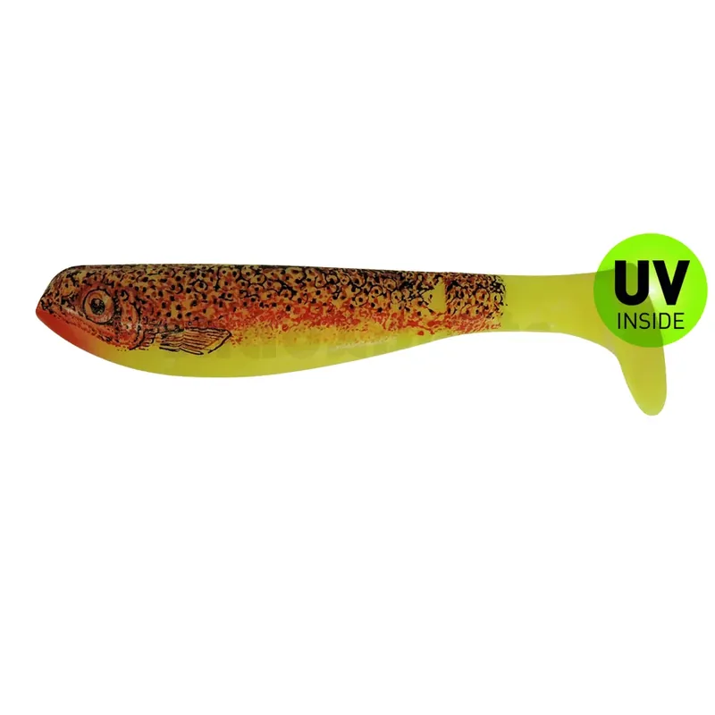 Jen Po Omezenou Doba Relax Kopyto-Nature 7cm (2,5") fluogelb Bachforelle 2 Stück