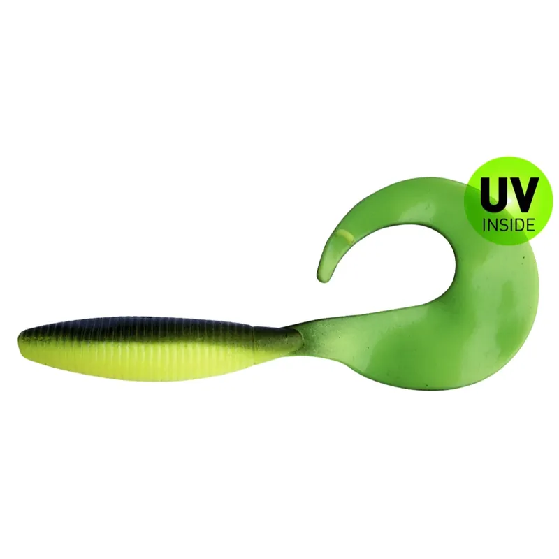 Relax Super Grub 11,5cm (5") fluogelb/schwarz 3 Stück Poslední Šance