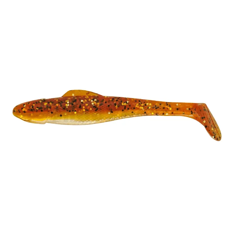 Relax Ohio 11cm (4") goldperl/motoroil glitter 3 Stück Levný