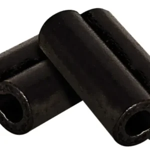 SX Quetschhülsen Doppeldurchlauf 1,73mm für 1,14mm Stahlvorfach 10 Stück Originální
