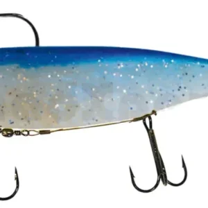 Nejprodávanější Relax Xtra-Soft 23cm Blauperl-Glitter / Blau montiert 12/0 20g mit Beihänger