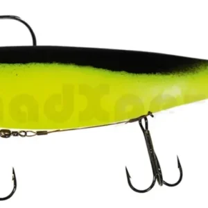 Dokud Zásoby Vydrží Relax Xtra-Soft 23cm Fluogelb / Schwarz montiert 12/0 25g mit Beihänger