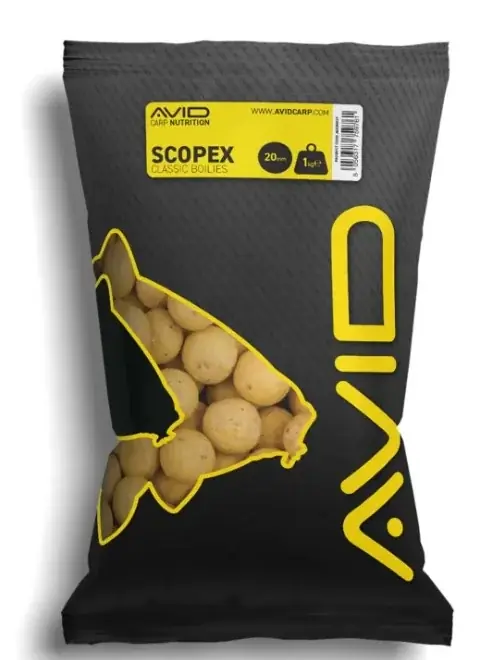 Avid Carp Boilies Scopex 20mm 1kg Horká Nabídka