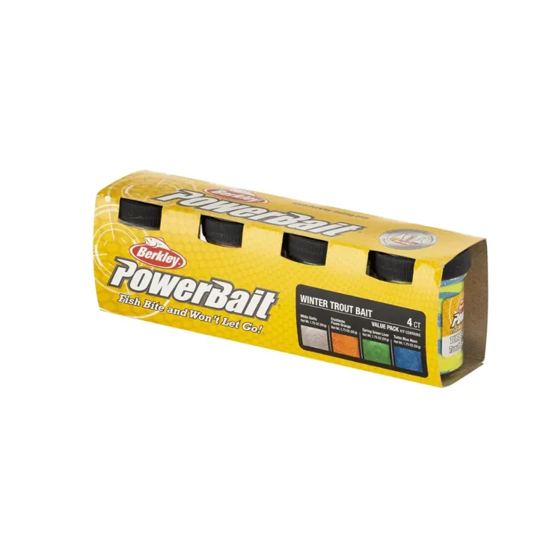 Berkley PowerBait Trout Bait Season Pack Winter 4x50g Must-Have