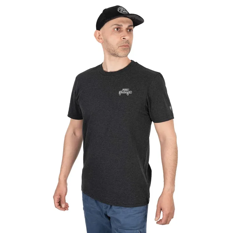 Fox Rage Voyager Tee Dark Grey XL Omezená Nabídka