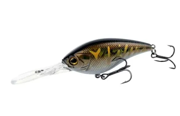 Shimano Yasei Cover Crank Floating Deep Runner 5cm 8g Brown Gold Tiger Vysoce Kvalitní