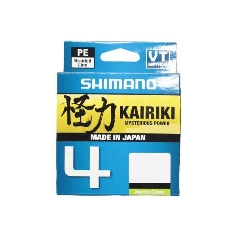 Shimano Kairiki 4 0,19mm 18lb 300m Mantis Grün Kup Teď