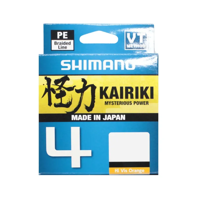 Shimano Kairiki 4 0,13mm 10lb 300m Orange Tovární Cena