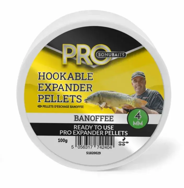 Bezpečná Platba Sonubaits Hookable Pro Expander Pellets Banoffee 4mm 100g