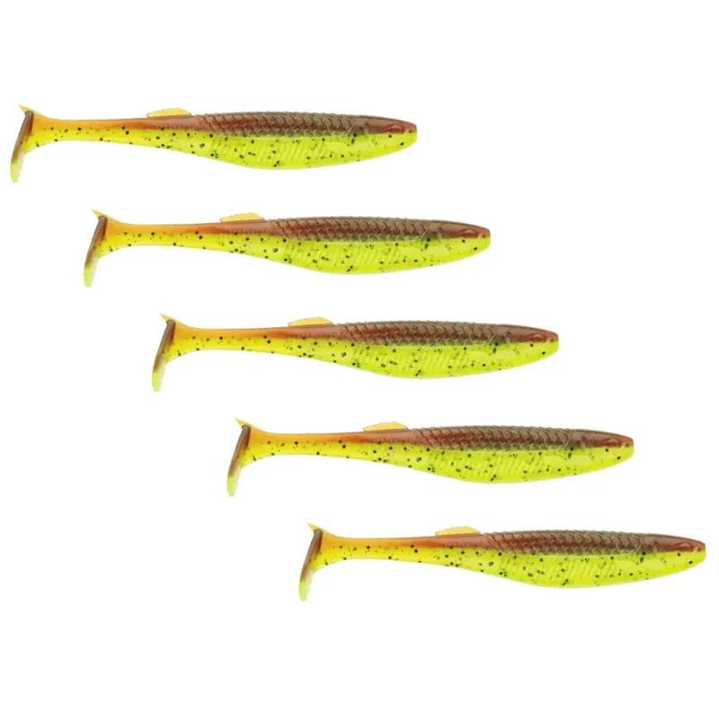 Rapala Crushcity The Kickman 12,5cm 14g Motoroil Chartreuse 5 Stück Zander Hecht Akční Cena